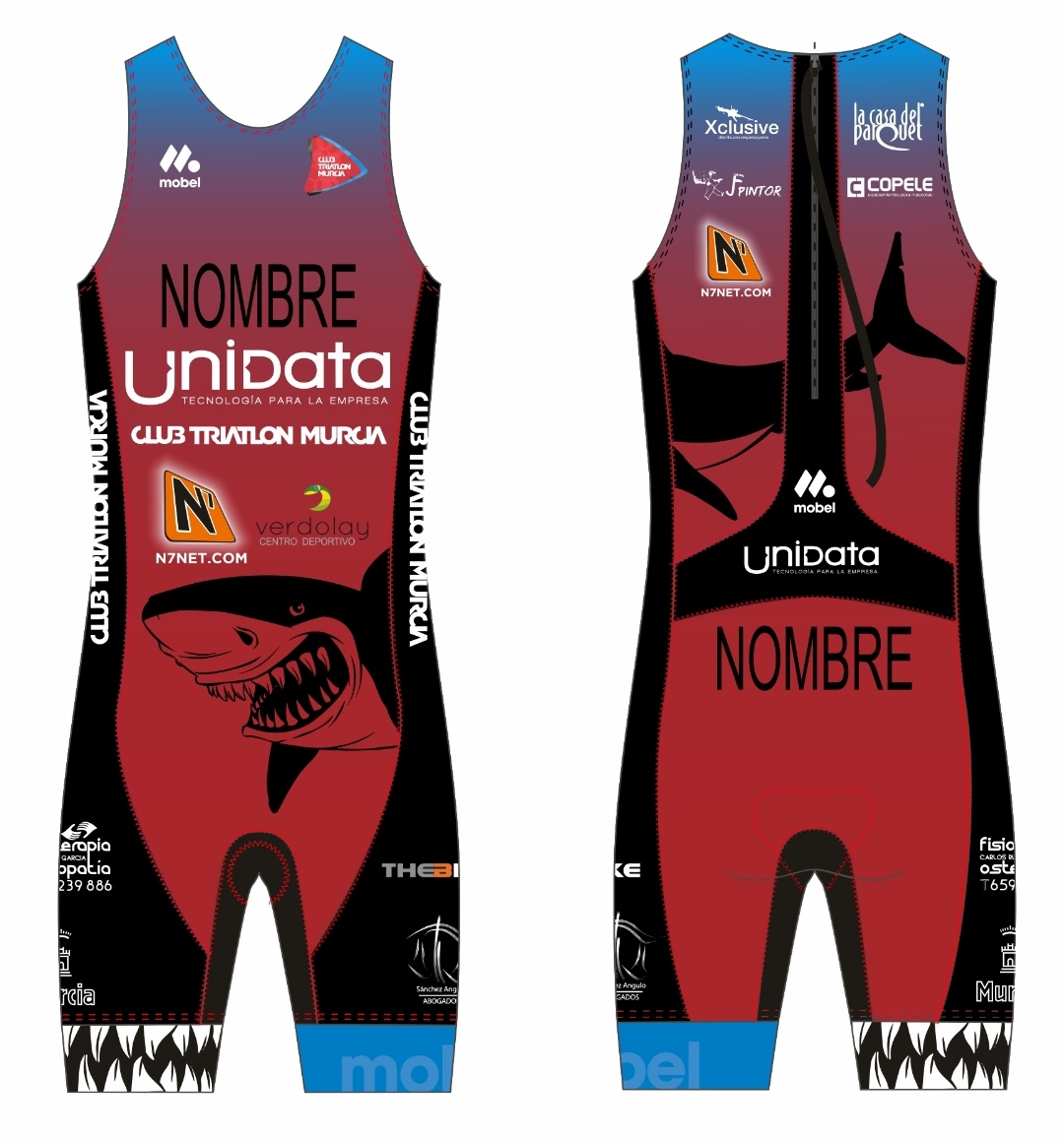 N7, patrocinador oficial del Club Triatlón Murcia.