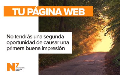 Web: No hay una segunda oportunidad para causar una primera buena impresión